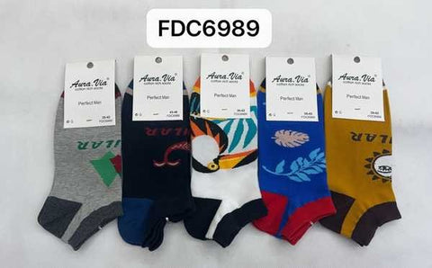 Men‘s alphabet cartoon pattern socks 30-Pack FDC6989-720