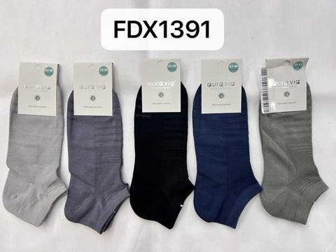 Men‘s embossed pattern Anti-slip silicone socks 30-Pack FDX1391-720