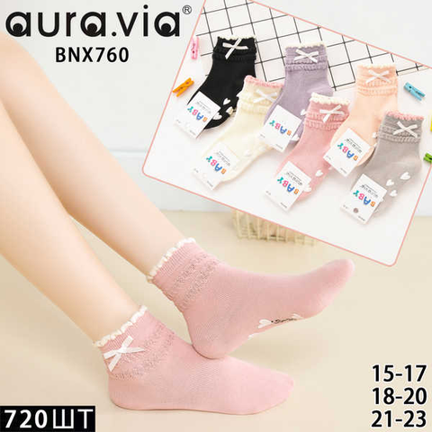 Baby's lace bow-knot Anti-slip silicone socks 30-Pack BNX760-720