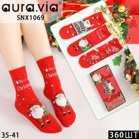 Women's Christmas socks set 3-Box/10 Box-Pack SNX1069-360