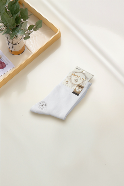 Women's solid color cotton socks 30-Pack NX602-720