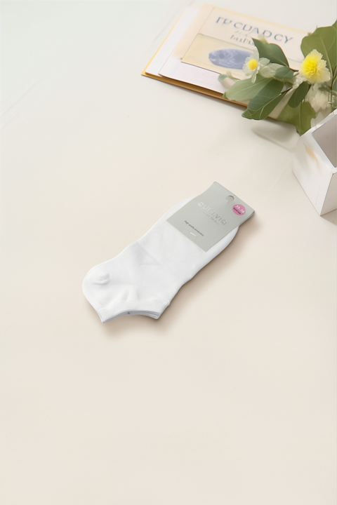 Women's solid color cotton socks 30-Pack ND9729-720