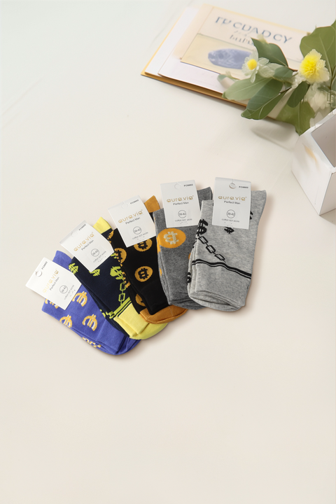 Men's cartoon pattern Socks 30-Pack FC6602-360