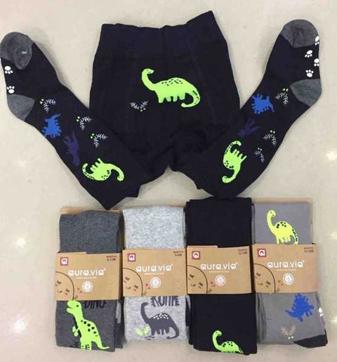 Baby‘s dynosaur pattern tights 24-Pack BHN7910-240