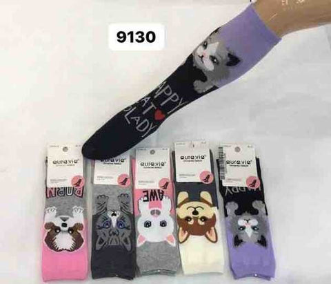 Girl‘s cat pattern socks 30-Pack GTP9130-720