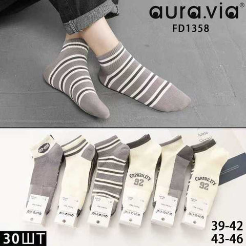 Men‘s striped pattern socks 30-Pack FD1358-720