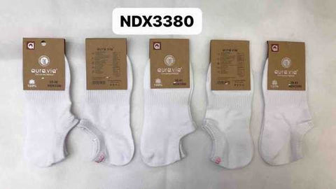 Women‘s alphabet pattern white socks 30-Pack NDX3380-1-720