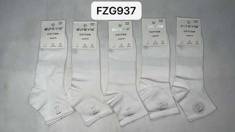 Men‘s white bamboo loose socks 30-Pack FZG937-720