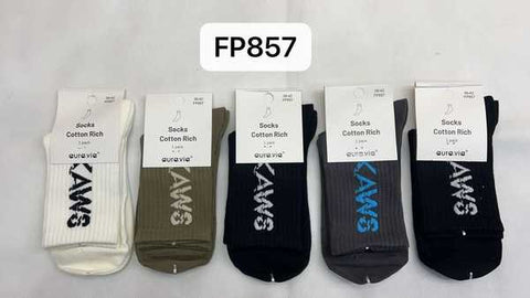 Men's alphabet socks 30-Pack FP857-360