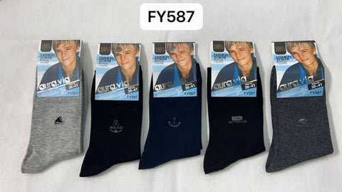 Boy‘s anchor pattern socks 30-Pack FY587-360