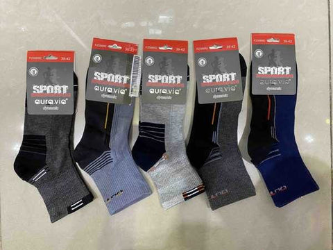 Men‘s striped pattern sport socks 30-Pack FZS8692-720