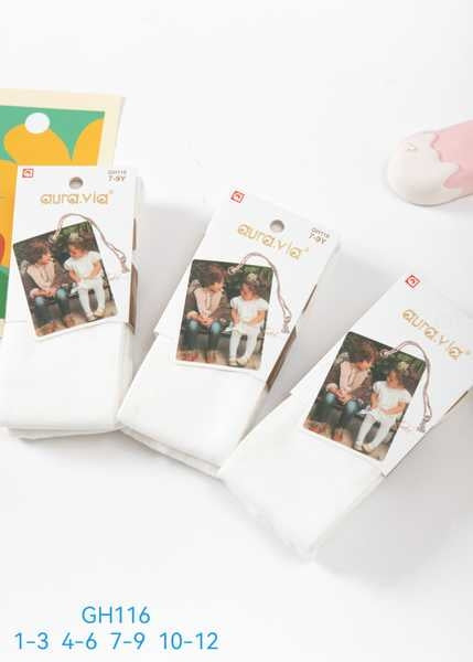 Girl’s whit tights 24-Pack  GH116-240