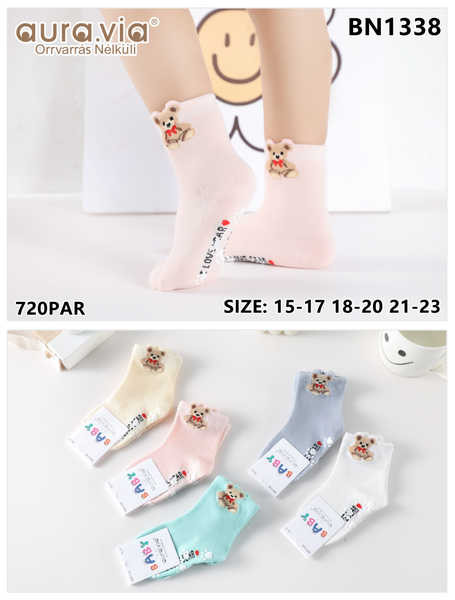 Baby's bear cartoon pattern socks 30-Pack  BN1338-720