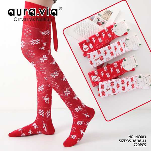 Kid's Christmas bow-knot socks 30-Pack  NC683-240