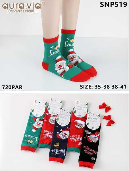 Women's Christmas cartoon pattern socks 30-Pack  SNP519-720
