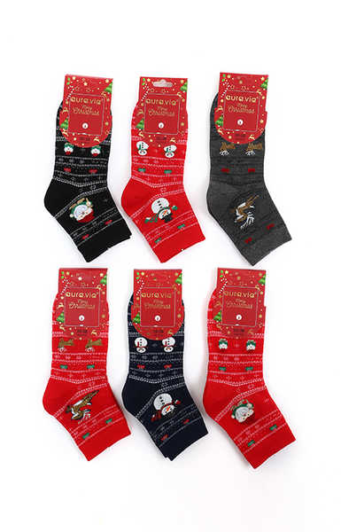 Women's Christmas animal pattern socks 30-Pack  SN7630-720