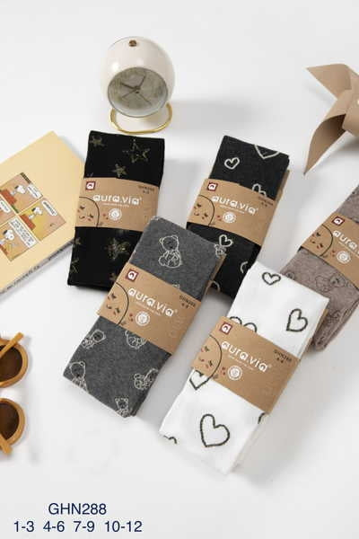 Girl‘s cute pattern tights 24-Pack  GHN288-240