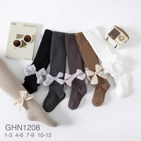 Girl’s bow tights 24-Pack  GHN1208-240