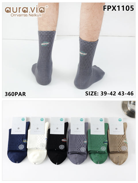 Men's letter embroidered socks 30-Pack  FPX-1105