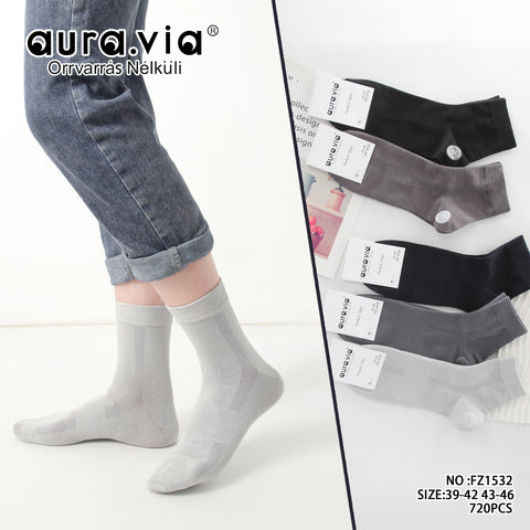 Men's solid color casual socks 30-Pack  FZ-1532